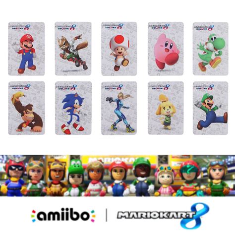 nfc game cards for mario kart 8 deluxe|20 pcs/set Amiibo Mario Kart 8 Deluxe Amiibo NFC Game Cards .